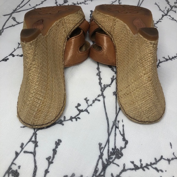 Born Leather Strap Wedge Sandles - Picture 8 of 11
